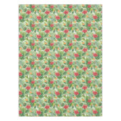 Bloemen en tropische bladeren tafelkleed (Voorkant)