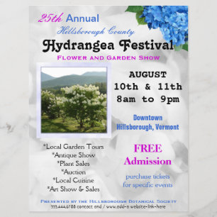 Bloemen- en Tuinshow Specifieke Flyers