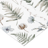 Bloemen en varen bladeren bos bloemen botanisch korte tafelloper (Hoek)