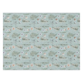 Bloemen en varen bladeren bos bloemen botanisch tafelkleed (Voorkant (Horizontaal))