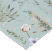 Bloemen en varen bladeren bos bloemen botanisch tafelkleed (Gekanteld)