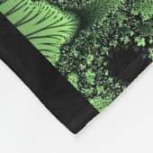 Bloemen en veerboten fleece deken (Hoek)