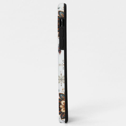 Bloemen en veren Case-Mate iPhone case (Achterkant/links)