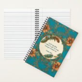 Bloemen en veren dagboek met Jezus Notitieboek (Binnen)