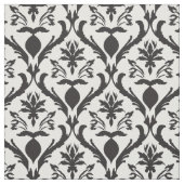 Bloemen en veren Damask stof (Swatch)