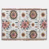 Bloemen en veren deken (Voorkant)