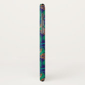 Bloemen en veren | Monogram Case-Mate iPhone Case (Achterkant/links)