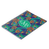 Bloemen en Veren | Monogram Notitieboek (Linkerzijde)