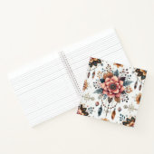 Bloemen en veren notitieboek (Binnen)