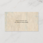  bloemen en Visitekaartje van de Gothic van de kan (Achterkant)