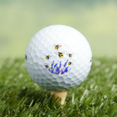Bloemen en Vliegende Bijen Golfballen (Insitu Shirt)