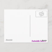 Bloemen en vlinder briefkaart (Achterkant)