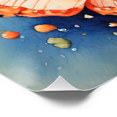 Bloemen en vlinder Fine Art Print Chique Perfect Poster (Hoek)