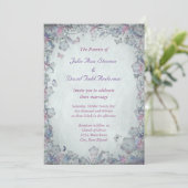  bloemen en vlinderbruiloft kaart