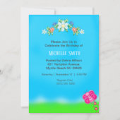 Bloemen en vlinderdaguitvindingen kaart (Voorkant)