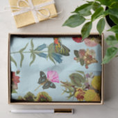 Bloemen en vlinderinsecten natuur planten tissuepapier (Geschenk)