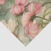 Bloemen en vlinderkunst werk weefsel papier (Detail)