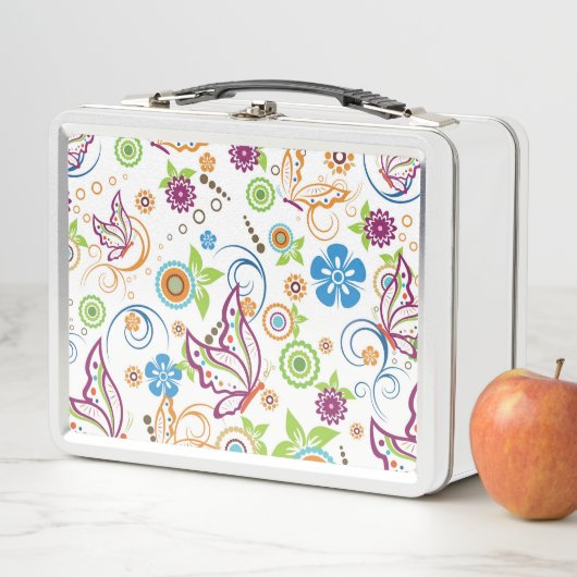 Bloemen en vlinders (In situ)