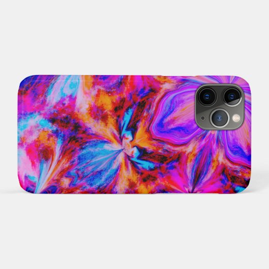 Bloemen en vlinders, Abstract Case-Mate iPhone Case (Achterkant (horizontaal))