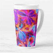 Bloemen en vlinders, Abstract Latte Mok (Rechterhoek)