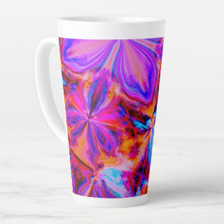 Bloemen en vlinders, Abstract Latte Mok