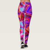 Bloemen en vlinders, Abstract Leggings (Achterkant)
