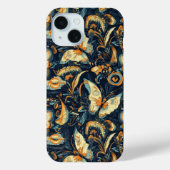 Bloemen en vlinders Abstract patroon Case-Mate iPhone Case (Achterkant)