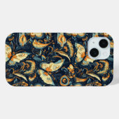 Bloemen en vlinders Abstract patroon Case-Mate iPhone Case (Achterkant (horizontaal))