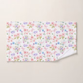 Bloemen en Vlinders Bad Handdoek (Handdoek)
