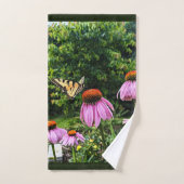 BLOEMEN EN VLINDERS BAD HANDDOEK (Handdoek)