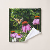BLOEMEN EN VLINDERS BAD HANDDOEK (Wasdoekje)