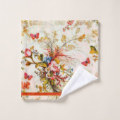  bloemen en vlinders badhanddoekjes bad handdoek (Wasdoekje)