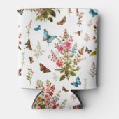 Bloemen en vlinders blikjeskoeler (Voorkant)