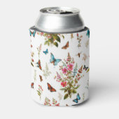 Bloemen en vlinders blikjeskoeler (Blikje Achterkant)