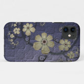 Bloemen en vlinders Case-Mate iPhone case (Achterkant (horizontaal))