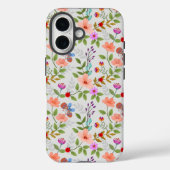 Bloemen en vlinders Case-Mate iPhone case (Achterkant)