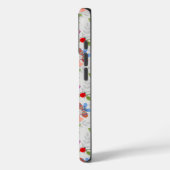 Bloemen en vlinders Case-Mate iPhone case (Achterkant / Links)