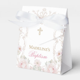 bloemen en vlinders Doop Bedankdoosjes