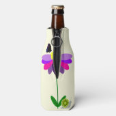 Bloemen en vlinders fles koeler (Fles Achterkant)