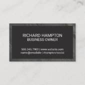 Bloemen en vlinders | Gestreepte Visitekaartje (Achterkant)