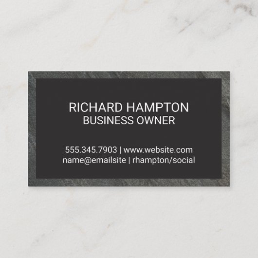 Bloemen en vlinders | Gestreepte Visitekaartje (Achterkant)