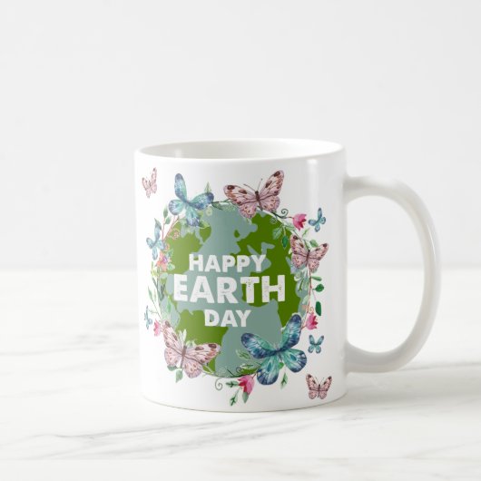 BLOEMEN EN VLINDERS HAPPY EARTH DAY 2024 KOFFIEMOK (Rechts)