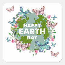 BLOEMEN EN VLINDERS HAPPY EARTH DAY 2024