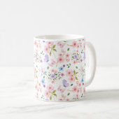 Bloemen en Vlinders Koffiemok (Voorkant rechts)