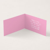 Bloemen en vlinders kunstwerk visitekaartje (Binnen)