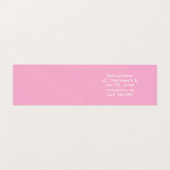 Bloemen en vlinders kunstwerk visitekaartje (Binnenkant ongevouwen)