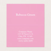 Bloemen en vlinders kunstwerk visitekaartje (Binnenkant ongevouwen)