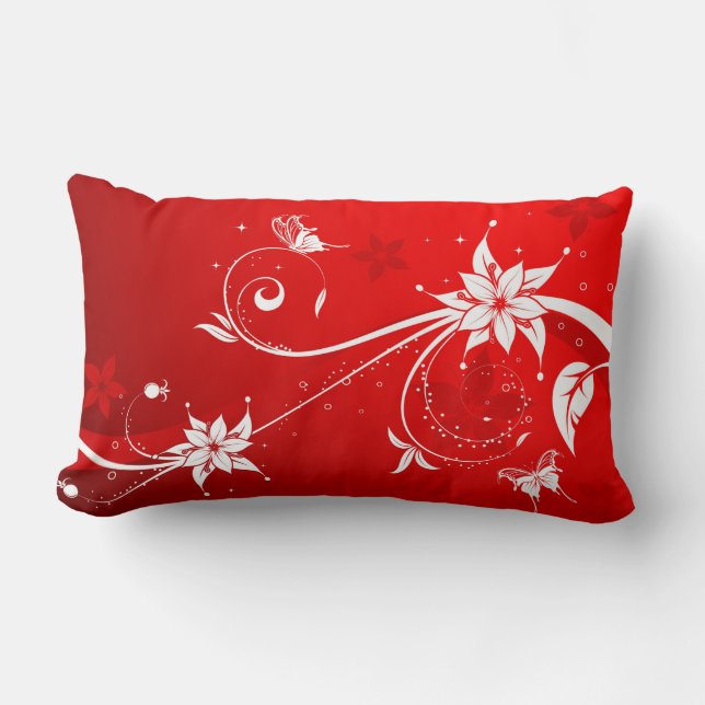 Bloemen en vlinders kussen (Voorkant)