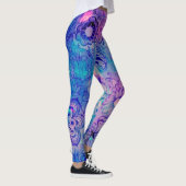 Bloemen en vlinders leggings (Rechts)