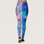 Bloemen en vlinders leggings (Achterkant)